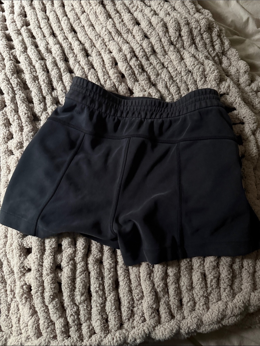 lululemon athletica Black Women's Athletic Shorts - Picture 3 of 4